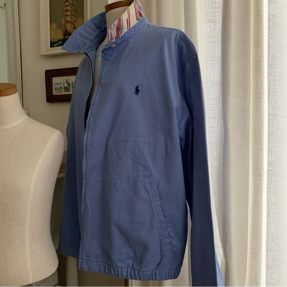 Ralph Lauren Blue Bomber Jacket - Picture 7 of 11